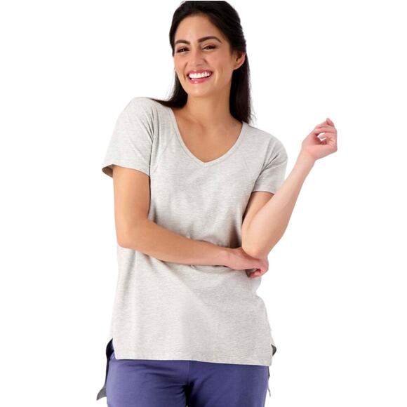 Koolaburra by UGG Jersey Short Sleeve Tunic Heathered Gray Plus Size 1X NWOT - Picture 1 of 9